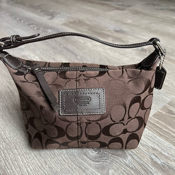 Coach Signature Mini Bag Brown - Picture 1 of 4